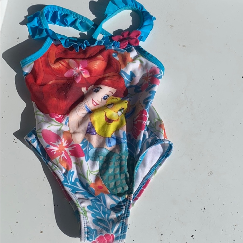 Disney little mermaid 2t one piece swim suit